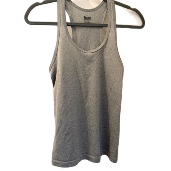 Nfl Nike Tops - Nike Dri-FIT Gray Tank Top Size S Athletic Racerback Workout Top